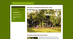 Desktop Screenshot of belizesavannaguesthouse.com